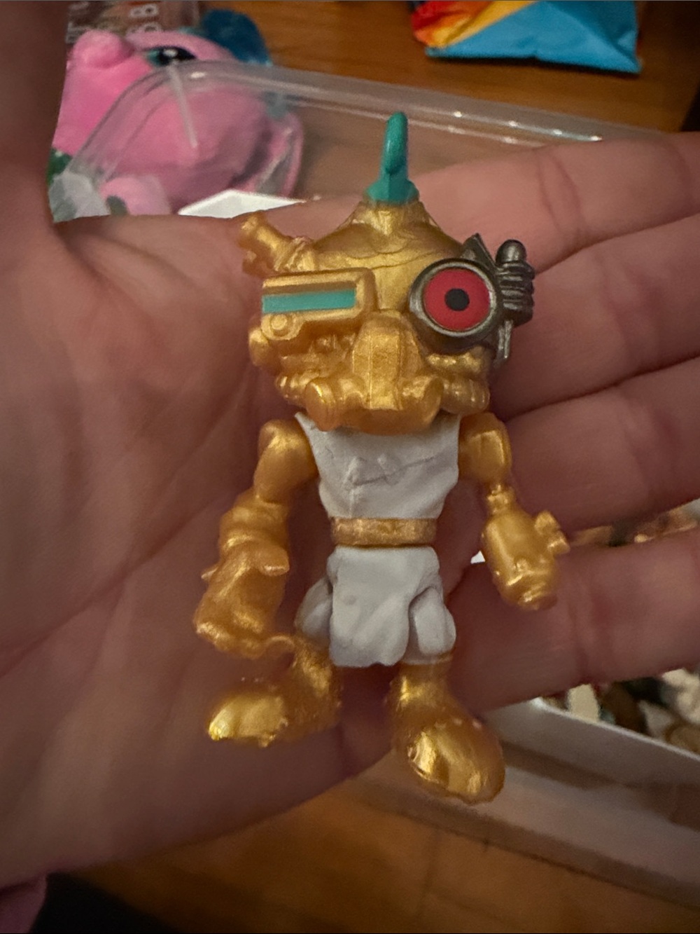 Gold Cyborg Warrior Action Figure - Kids Toys